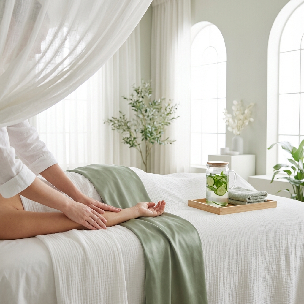 Radiant sunset restoration abstract